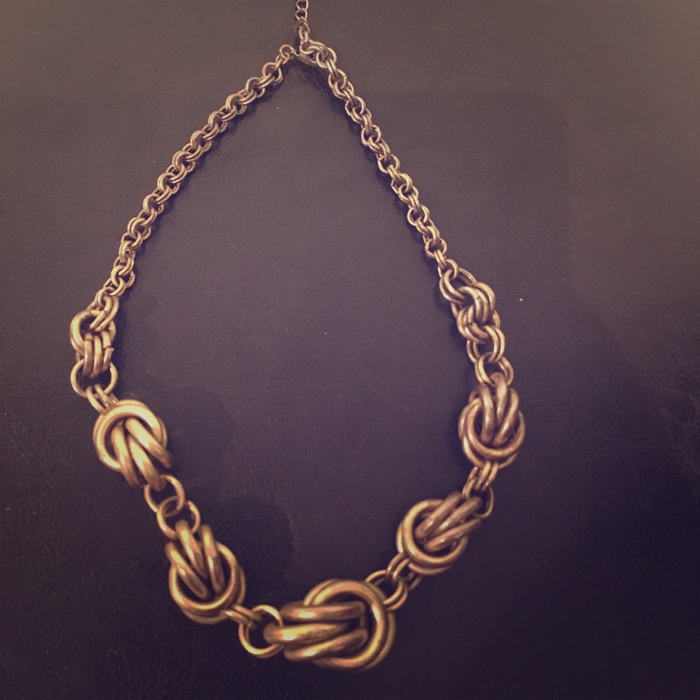 Gold/Brass Rustic Banana Republic Necklace